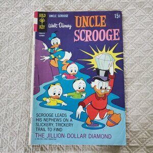 Uncle Scrooge No. # 77 Gold Key Comic Book October 1968 Walt Disney